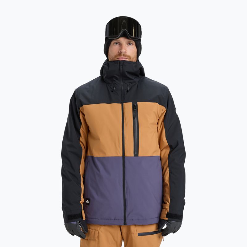 Herren-Snowboardjacke Quiksilver Sycamore Block 20K dark ivy
