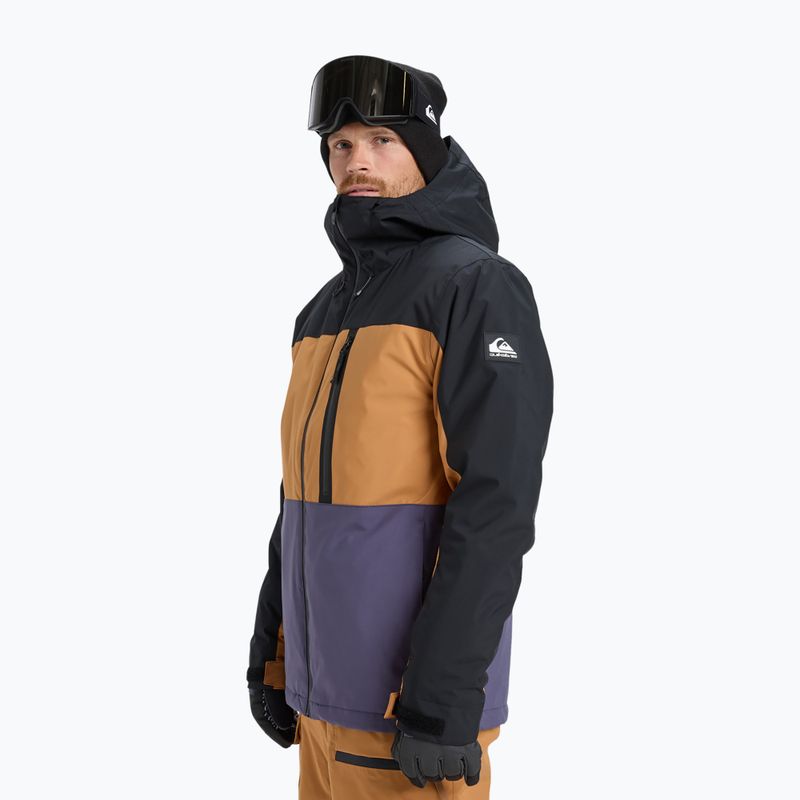 Herren-Snowboardjacke Quiksilver Sycamore Block 20K dark ivy 4