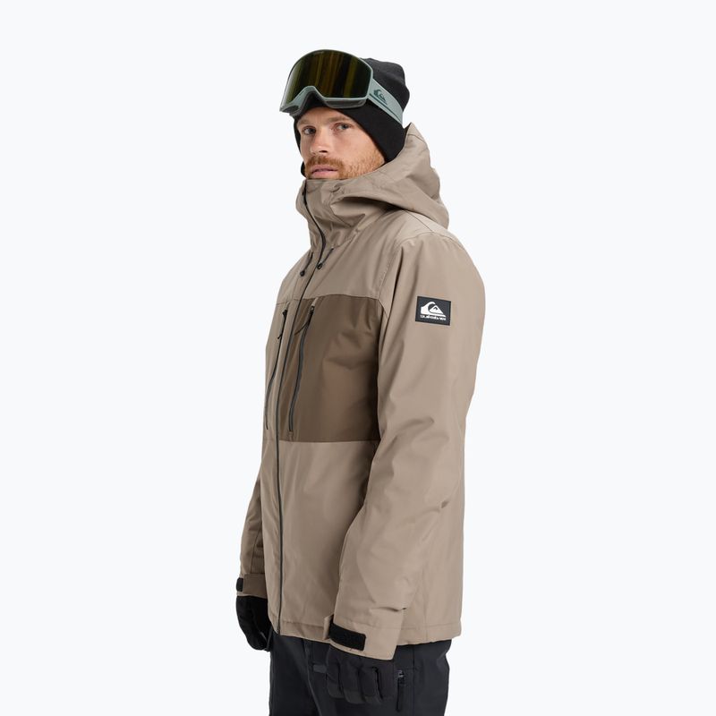 Herren-Snowboardjacke Quiksilver Sycamore Solid 20K fallen rock 4