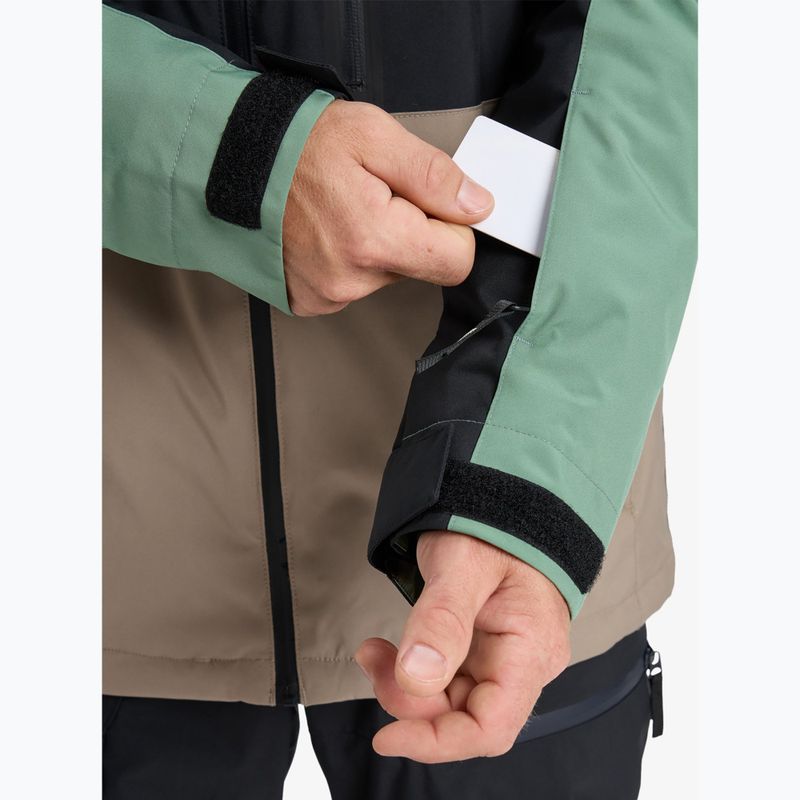 Herren Snowboardjacke Quiksilver Sycamore Block 20K dark ivy 5