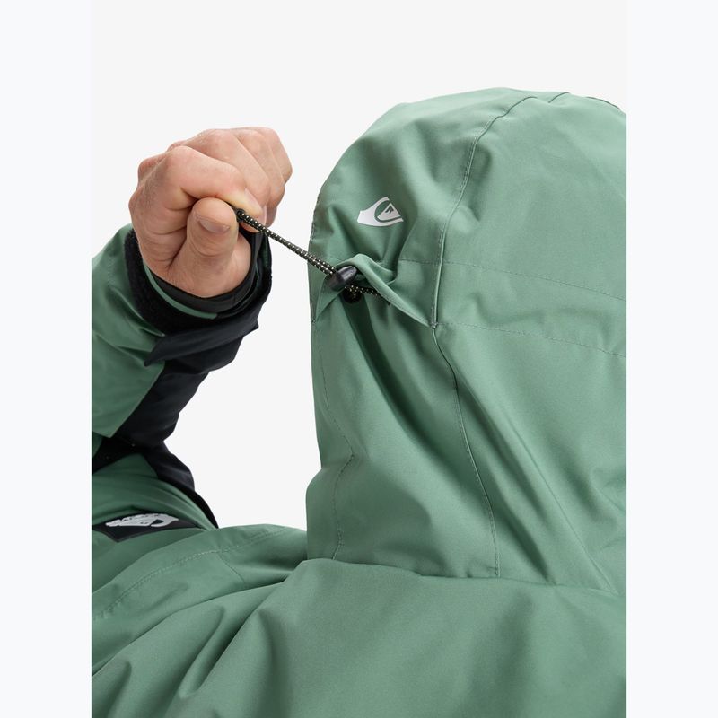 Herren Snowboardjacke Quiksilver Sycamore Block 20K dark ivy 10