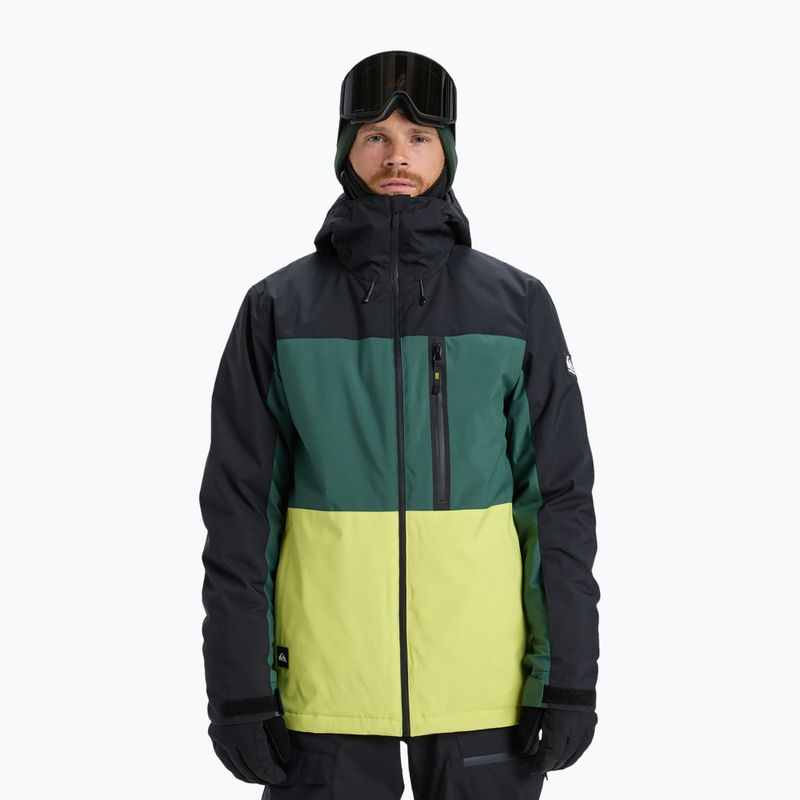 Herren-Snowboardjacke Quiksilver Sycamore Block 20K dark ivy