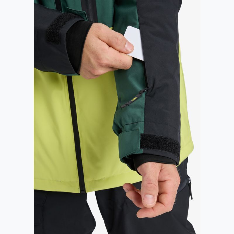 Herren-Snowboardjacke Quiksilver Sycamore Block 20K dark ivy 5