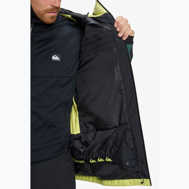 Herren-Snowboardjacke Quiksilver Sycamore Block 20K dark ivy 13