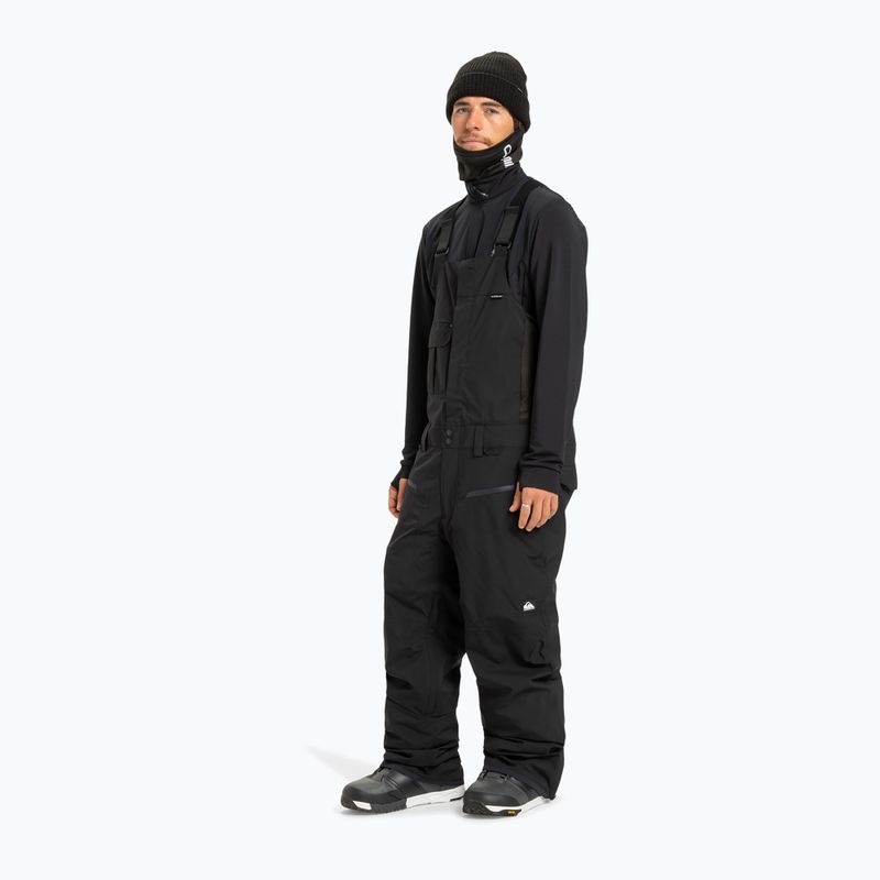 Herren-Snowboardhose Quiksilver Paramo Stretch 20K Bib true black 3