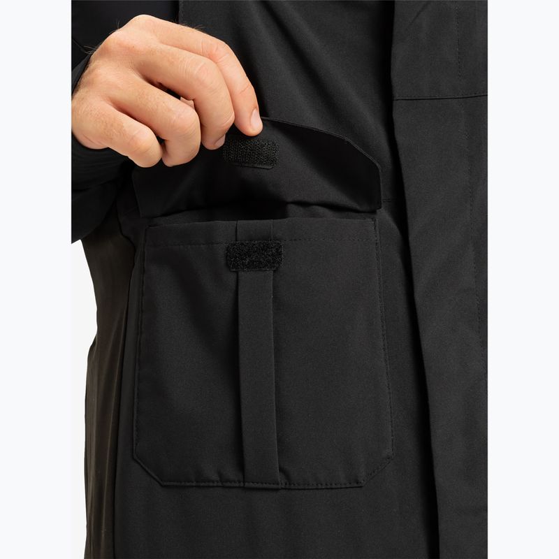 Herren-Snowboardhose Quiksilver Paramo Stretch 20K Bib true black 6