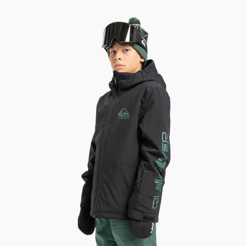 Kinder-Snowboardjacke Quiksilver Mission true black 4