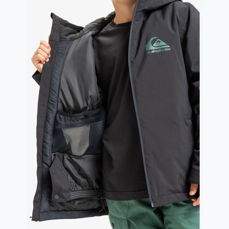 Kinder-Snowboardjacke Quiksilver Mission true black 8