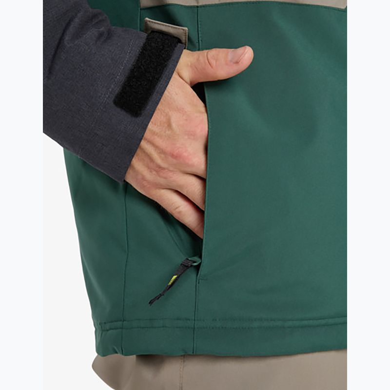 Herren-Snowboardjacke Quiksilver Dawson trekking green 9