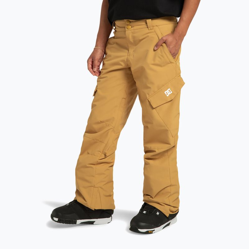Kinder-Snowboardhose DC Nonchalant mustard gold 4