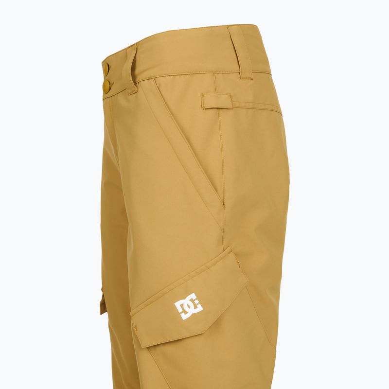 Kinder-Snowboardhose DC Nonchalant mustard gold 8