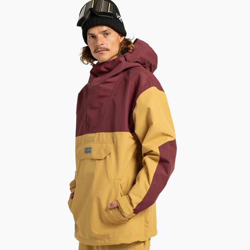 Herren-Snowboardjacke DC 43 Anorak mustard gold 4