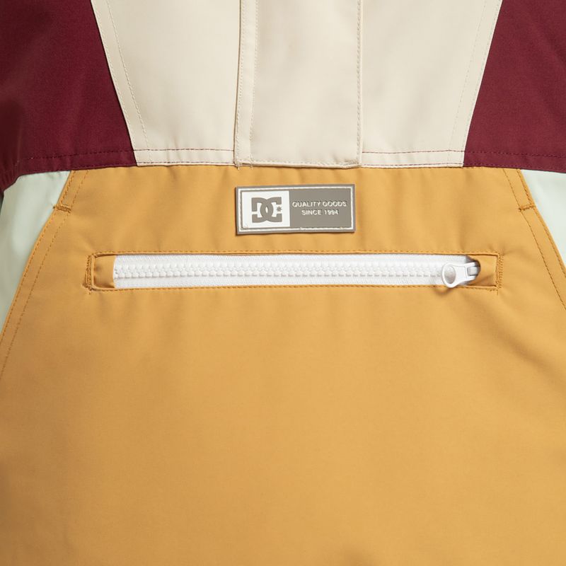 Damen-Snowboardjacke DC Chalet Anorak oatmeal 5