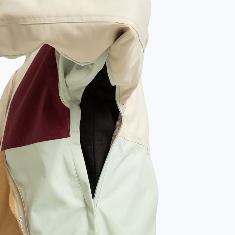 Damen-Snowboardjacke DC Chalet Anorak oatmeal 6