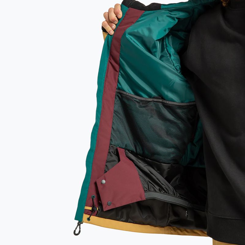 Herren Snowboardjacke DC Defiant wine 8