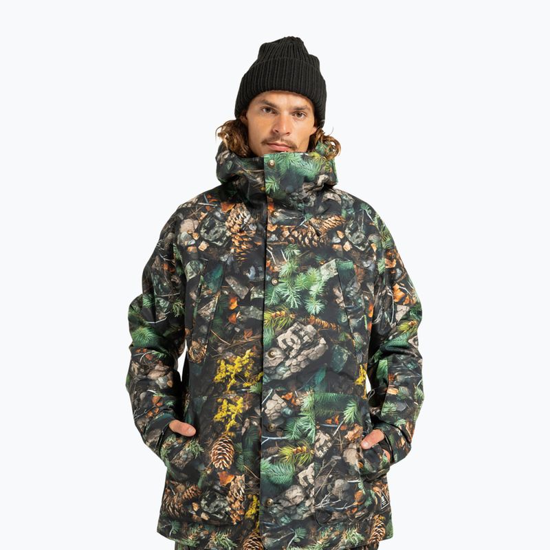 Herren Snowboardjacke DC Tundra pine photo camo