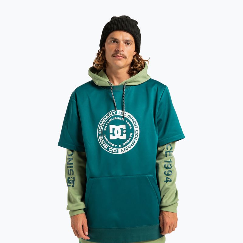 Herren Snowboard-Sweatshirt DC Dryden deep teal