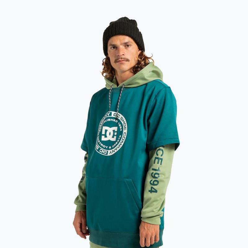 Herren Snowboard-Sweatshirt DC Dryden deep teal 4