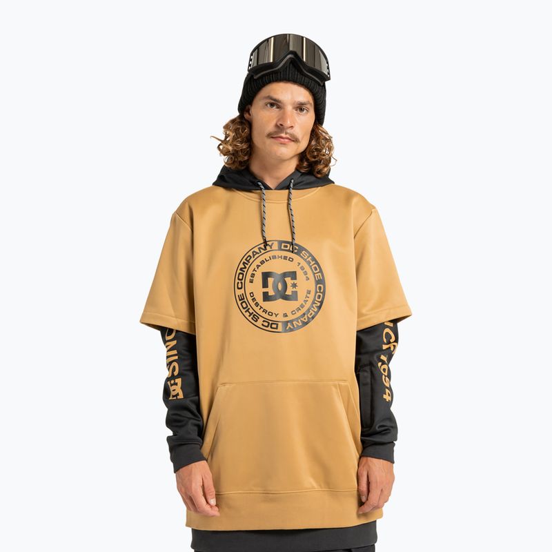 Herren Snowboard-Sweatshirt DC Dryden mustard gold