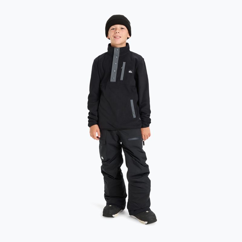 Kinder-Fleecejacke Quiksilver No Destination Half Zip black 2