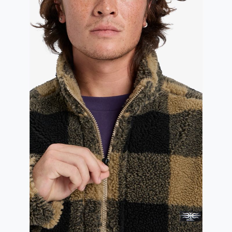 Herren Snowboard-Sweatshirt Quiksilver Mercury Woodlands Sherpa woodlands elmwood 5