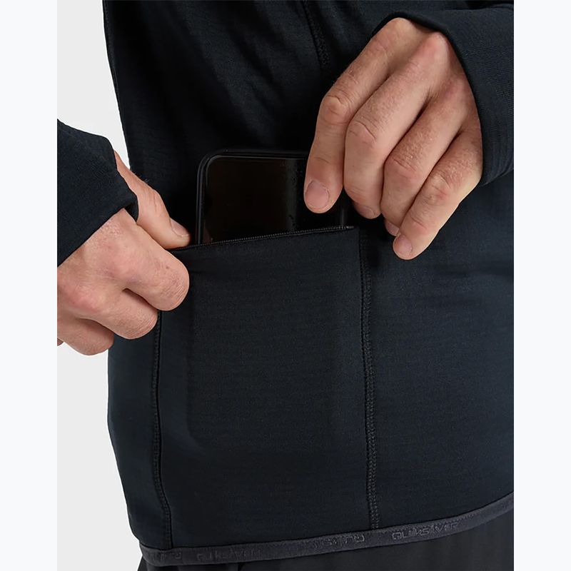 Herren-Snowboard-Fleecejacke Quiksilver Steep Point Full Zip Fleece true black 5