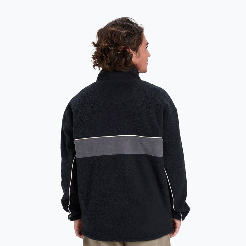 Herren Snowboard-Pullover Quiksilver Omni Sherpa Half Zip black 3