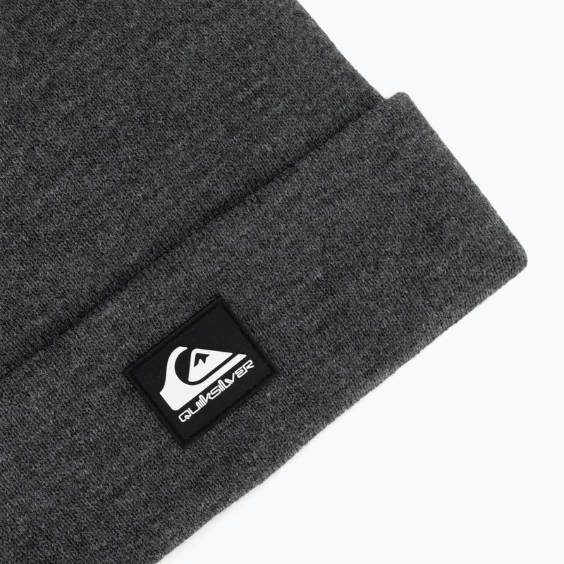 Herren-Wintermütze Quiksilver Brigade Beanie dark grey heather 3