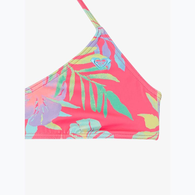 Kinder-Badeanzug zweiteilig ROXY Aquarella Tri Bralette Set sangria sunset 3