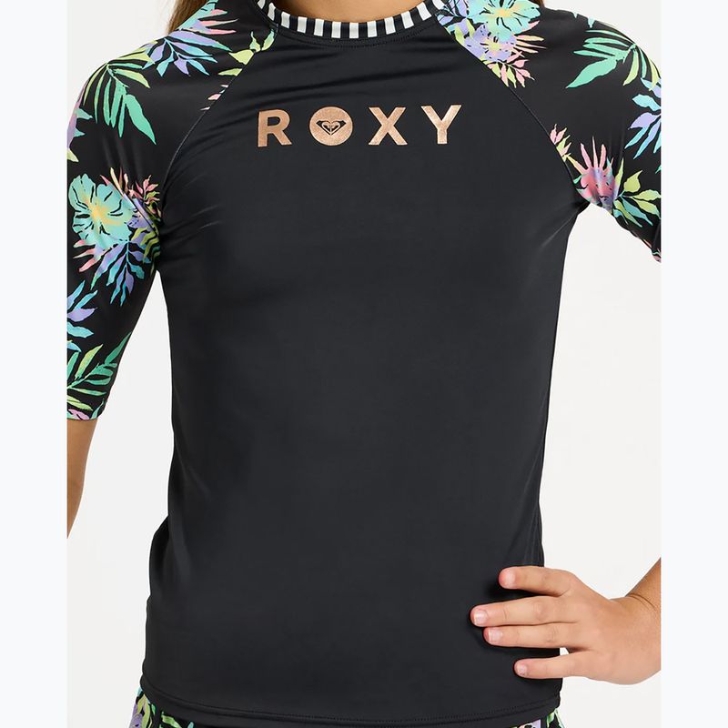 Kinder-Schwimmshirt ROXY Active RG Lycra XMGB anthracite aquarella active rg 5