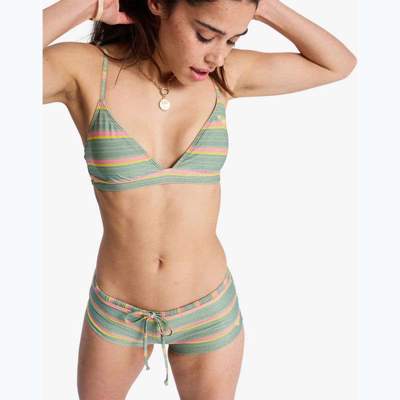 Bikinihose ROXY Ocean Dreamer Classic Shorty Lr oil green say it with stripes 5