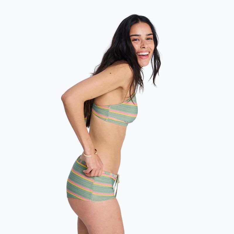 Bikinihose ROXY Ocean Dreamer Classic Shorty Lr oil green say it with stripes 6