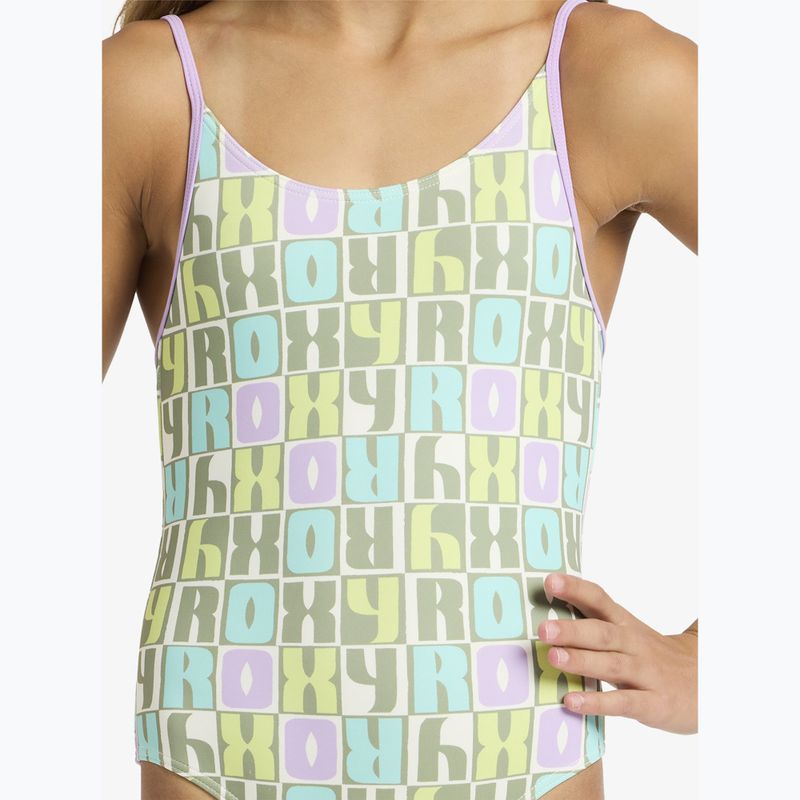 Kinder-Badeanzug einteilig ROXY Letter Up oil green letter up 5