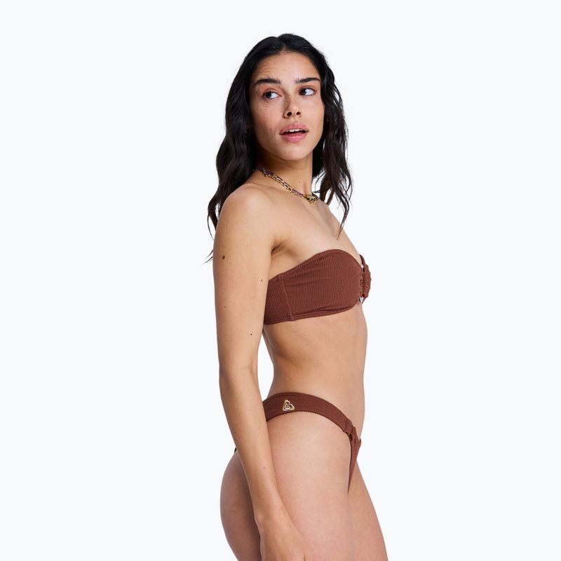 Oberteil des Badeanzugs ROXY Sunshine Bandeau cappuccino 5