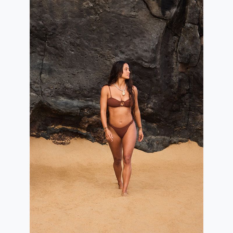 Oberteil des Badeanzugs ROXY Sunshine Bandeau cappuccino 10