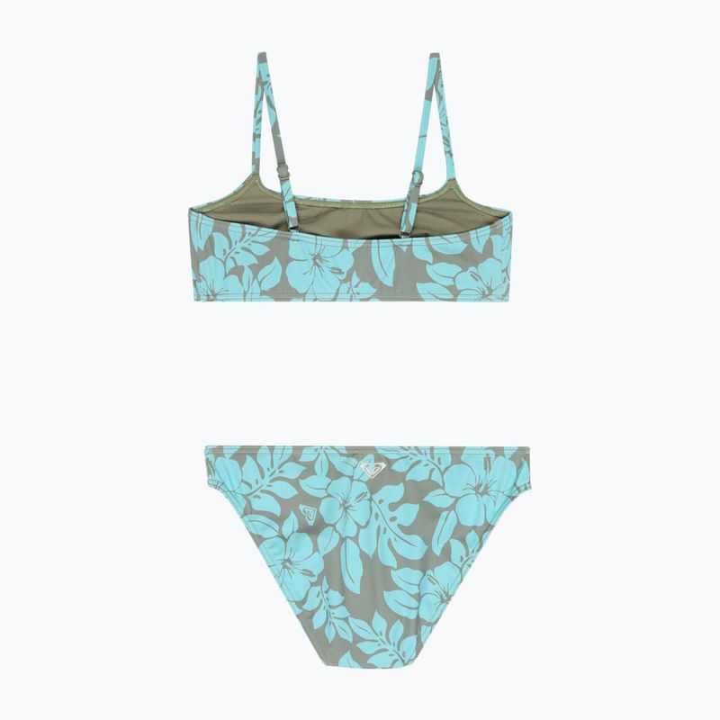 Zweiteiliger Badeanzug ROXY Spirit Bralette Set oli green the mo mini rg 2
