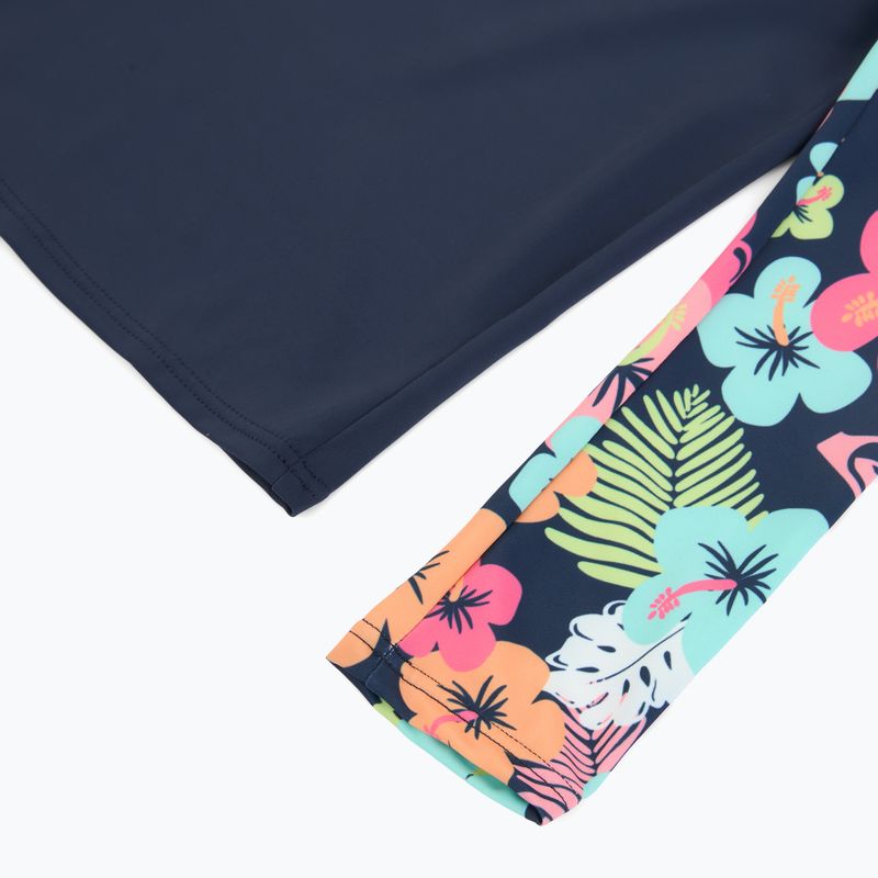 Langarmshirt + Unterteil des Badeanzugs ROXY Morning Flower Lycra Set mood indigo morning flowers 6
