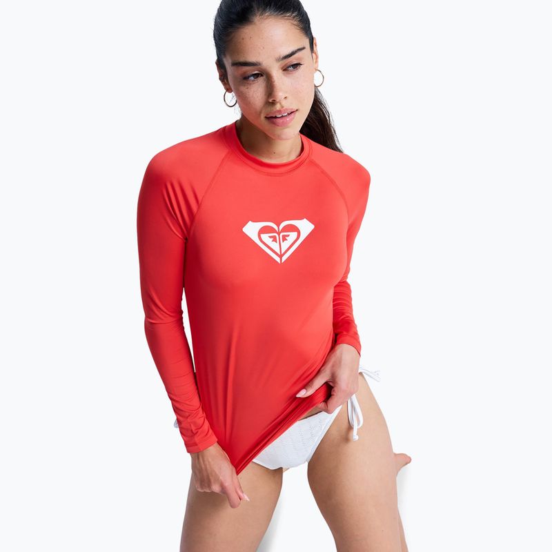 Damen Longsleeve zum Schwimmen ROXY Whole Hearted hibiscus 3