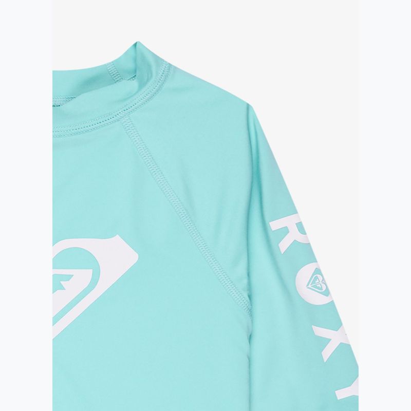 Kinder-Schwimm-T-Shirt ROXY Whole Hearted aqua splash 3