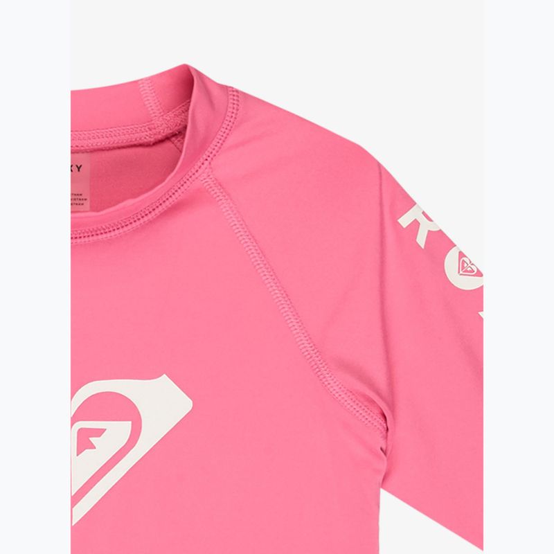 Kinder Schwimm-T-Shirt ROXY Whole Hearted sangria sunset 3