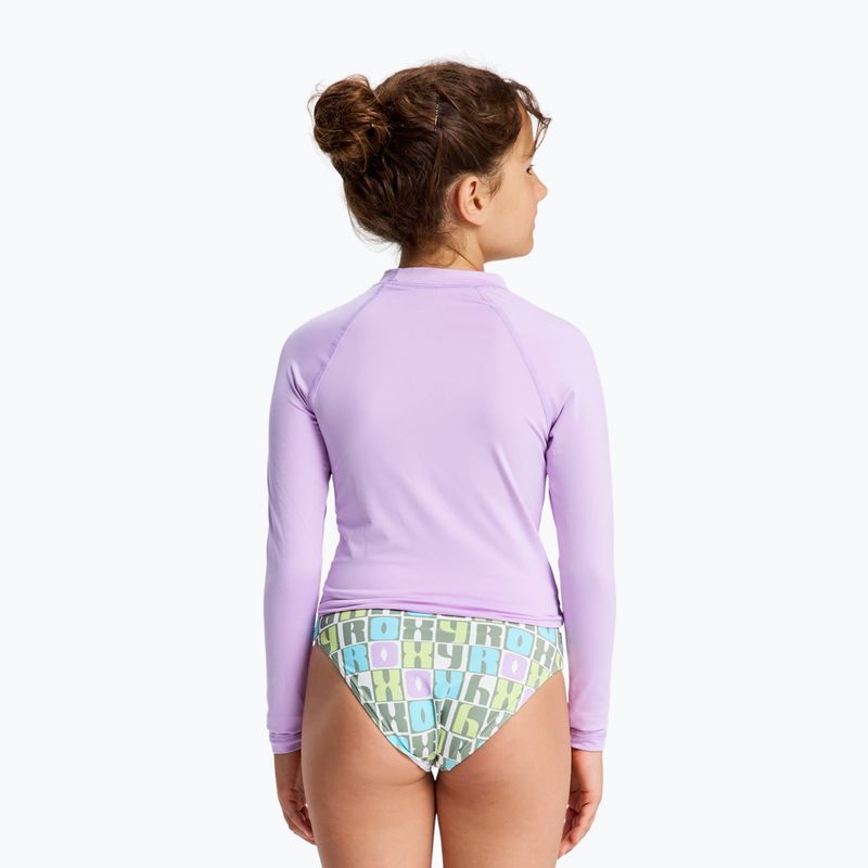 Kinder-Langarmshirt zum Schwimmen ROXY Whole Hearted crocus petal 2