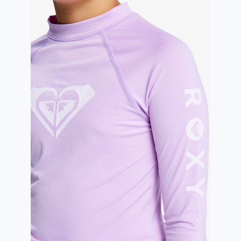 Kinder-Langarmshirt zum Schwimmen ROXY Whole Hearted crocus petal 4