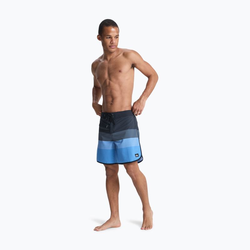 Herren-Badeshorts Quiksilver Surfsilk Scallop 18" black tijuana 4