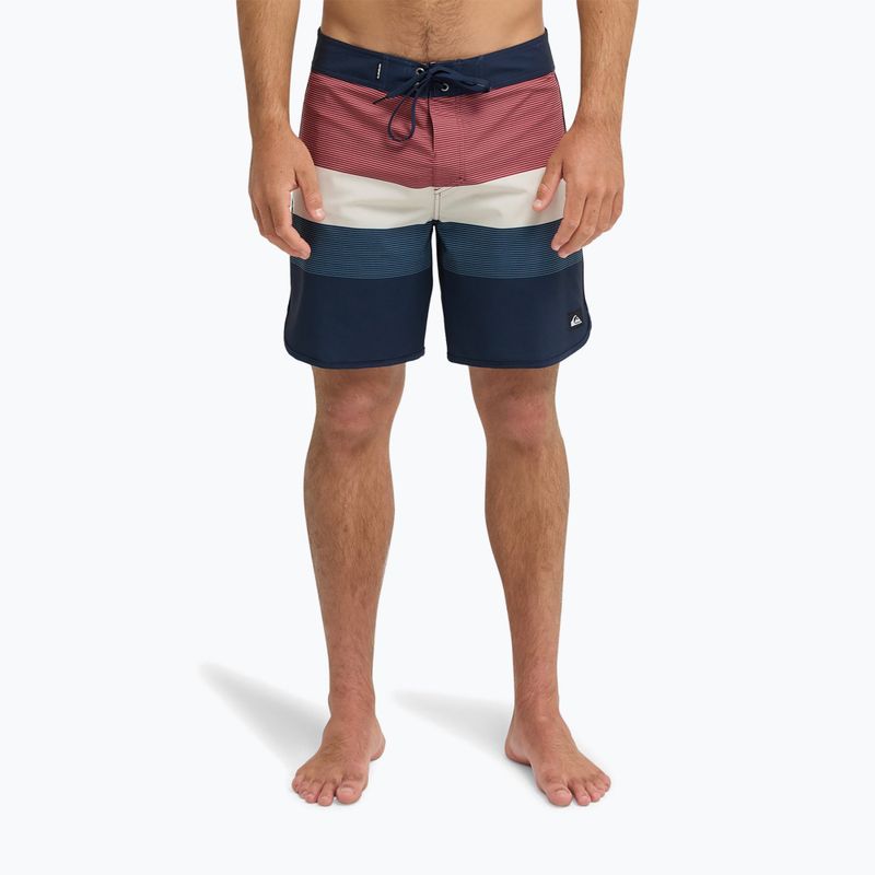 Herren-Badeshorts Quiksilver Surfsilk Scallop 18" dark navy tijuana 3