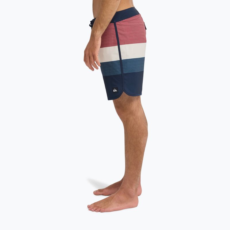 Herren-Badeshorts Quiksilver Surfsilk Scallop 18" dark navy tijuana 6