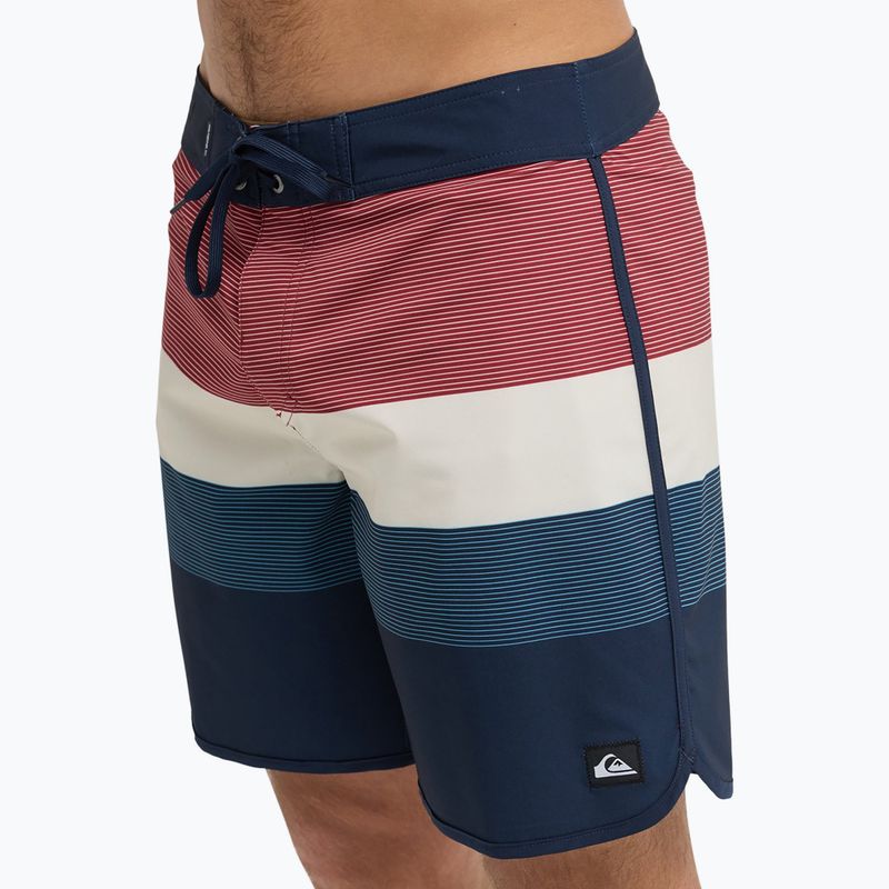 Herren-Badeshorts Quiksilver Surfsilk Scallop 18" dark navy tijuana 7