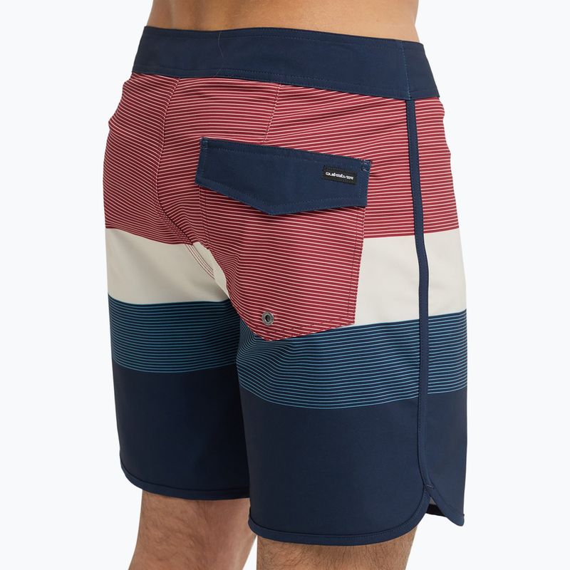 Herren-Badeshorts Quiksilver Surfsilk Scallop 18" dark navy tijuana 8