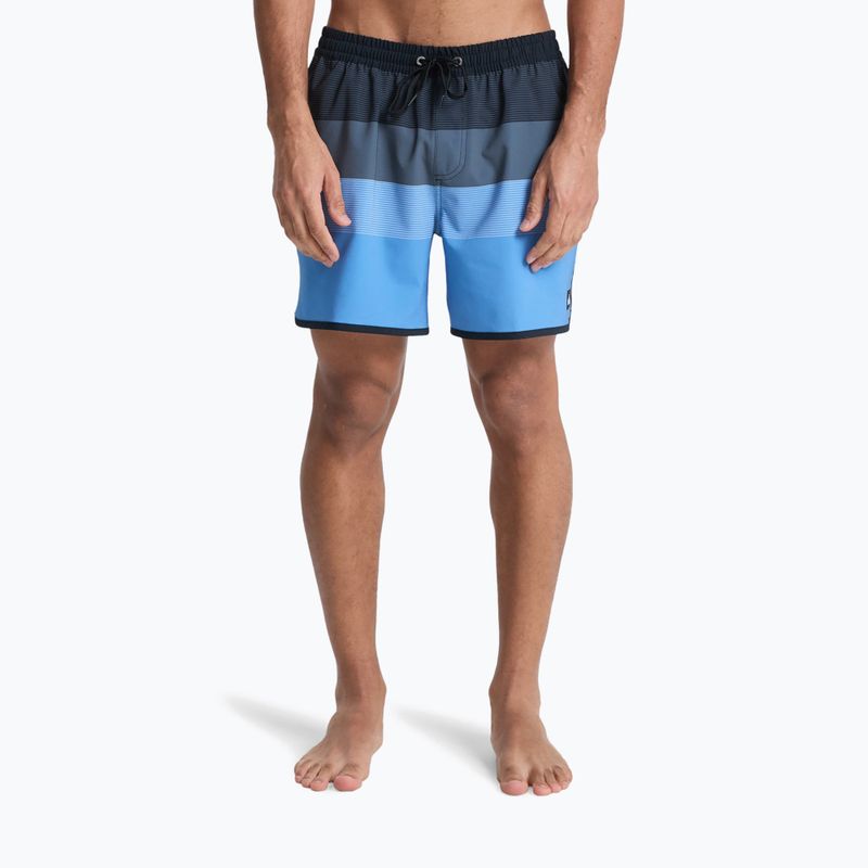 Herren Badeshorts Quiksilver Stretch Scallop Volley 16" black tijuana 3