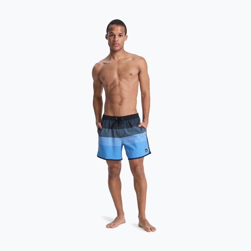 Herren Badeshorts Quiksilver Stretch Scallop Volley 16" black tijuana 4