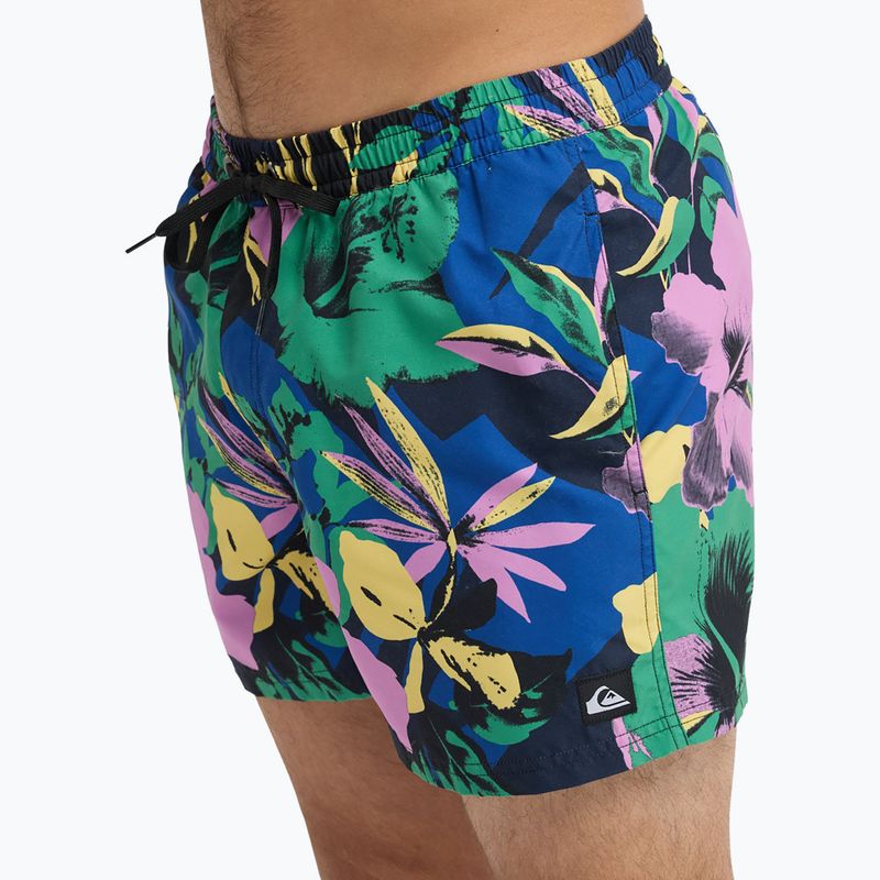 Herren-Badeshorts Quiksilver Everyday Printed Volley 15" dark navy interact floral 7